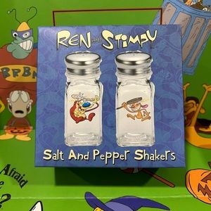 Ren & Stimpy salt and pepper shakers